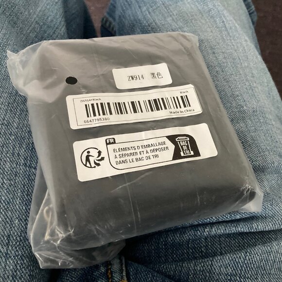 men's horizontal wallet zippered black pu leather new - Picture 7 of 7